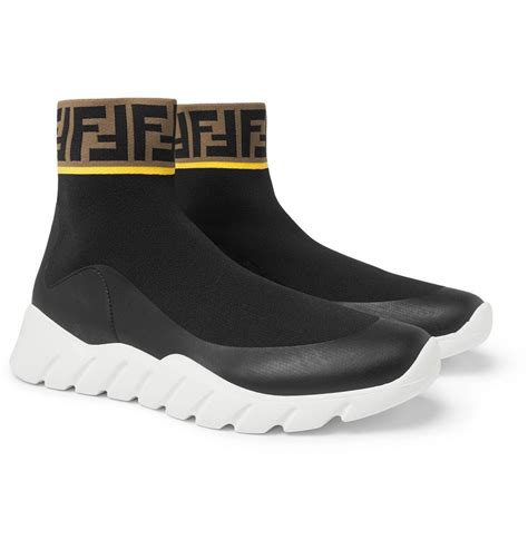 fendi first sneakers|men's fendi high top sneakers.